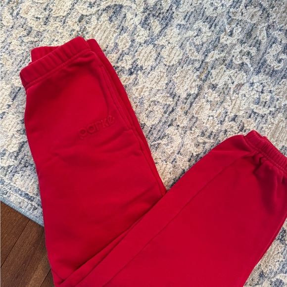 Parke Pants - Parke Valentine’s Day Sweatpants – Red – Size S – Sold Out